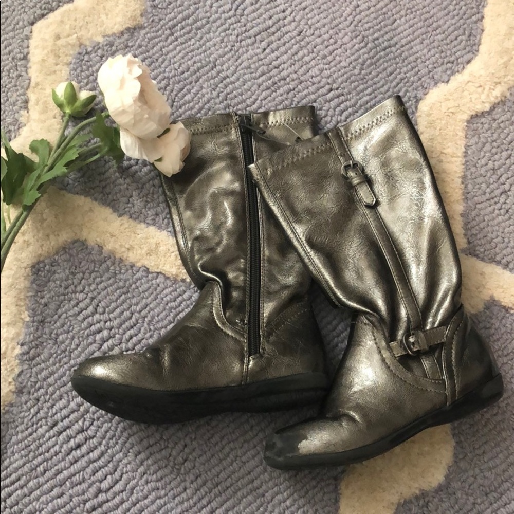 Nordstrom metallic boots size 10T